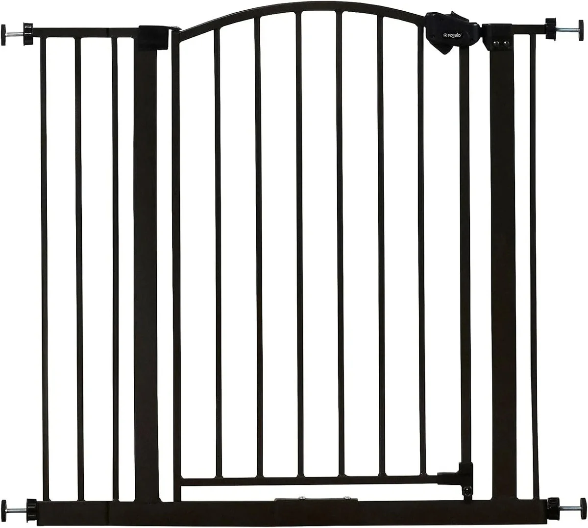 Regalo Super Wide Walk Through Baby Gate - Bronze