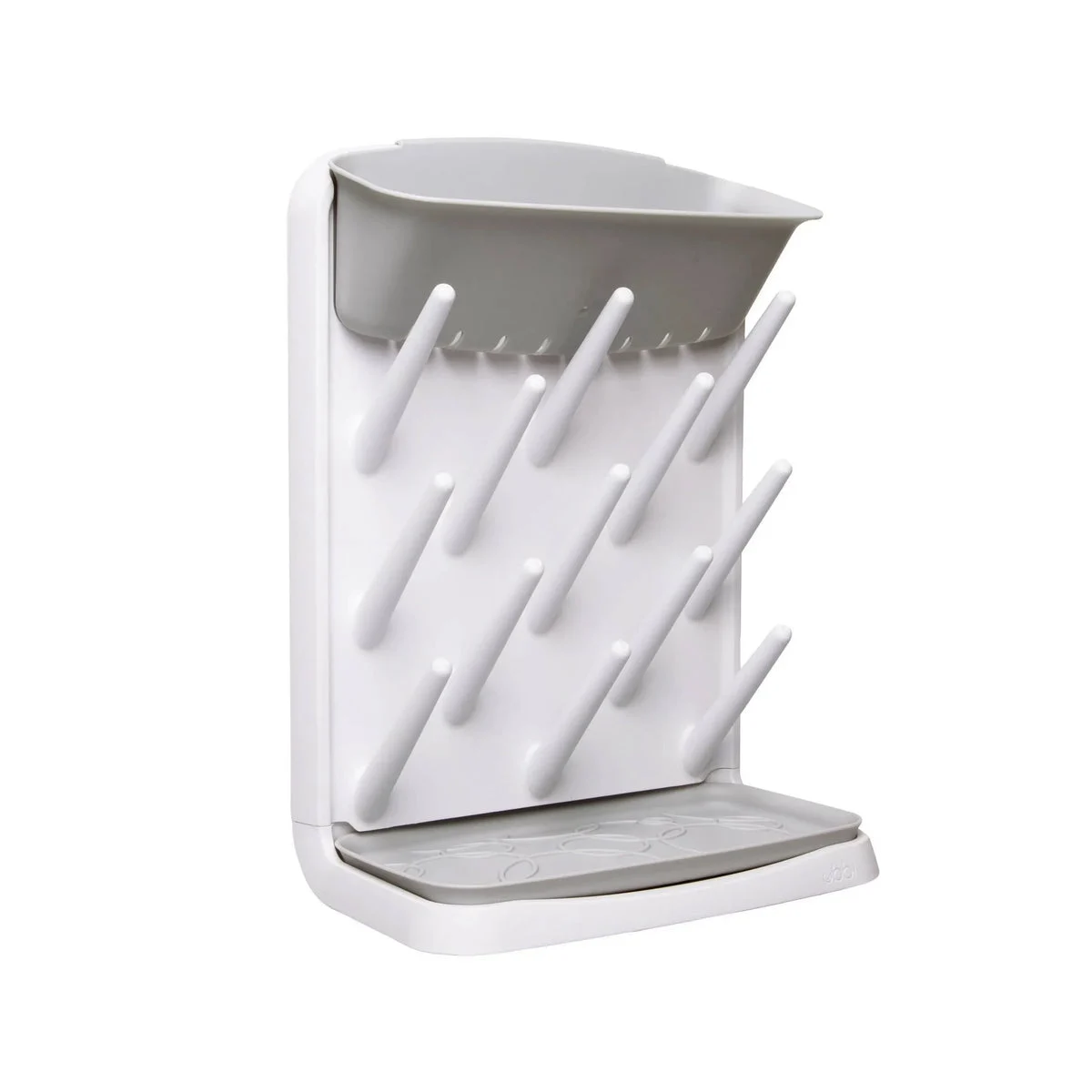 Ubbi Vertical Baby Bottle Drying Rack - Grey