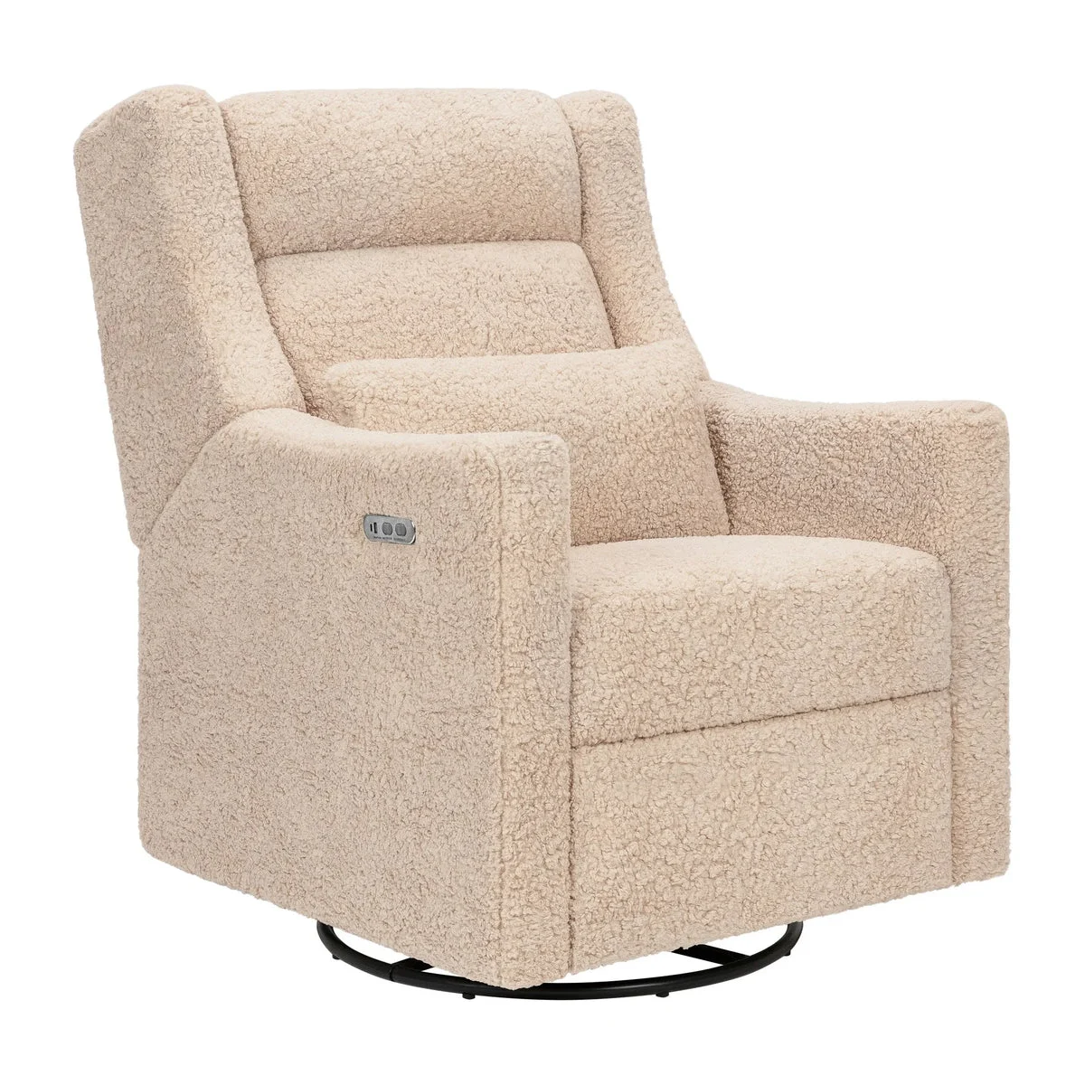 Babyletto Kiwi Plus Power Glider Recliner with Power Headrest - Chai Shearling