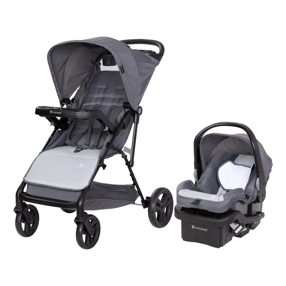 Baby Trend Venture 4-Wheel Stroller Travel System - Desert Grey