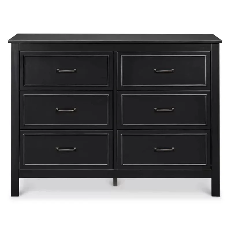 Davinci Charlie 6-Drawer Double Dresser - Black