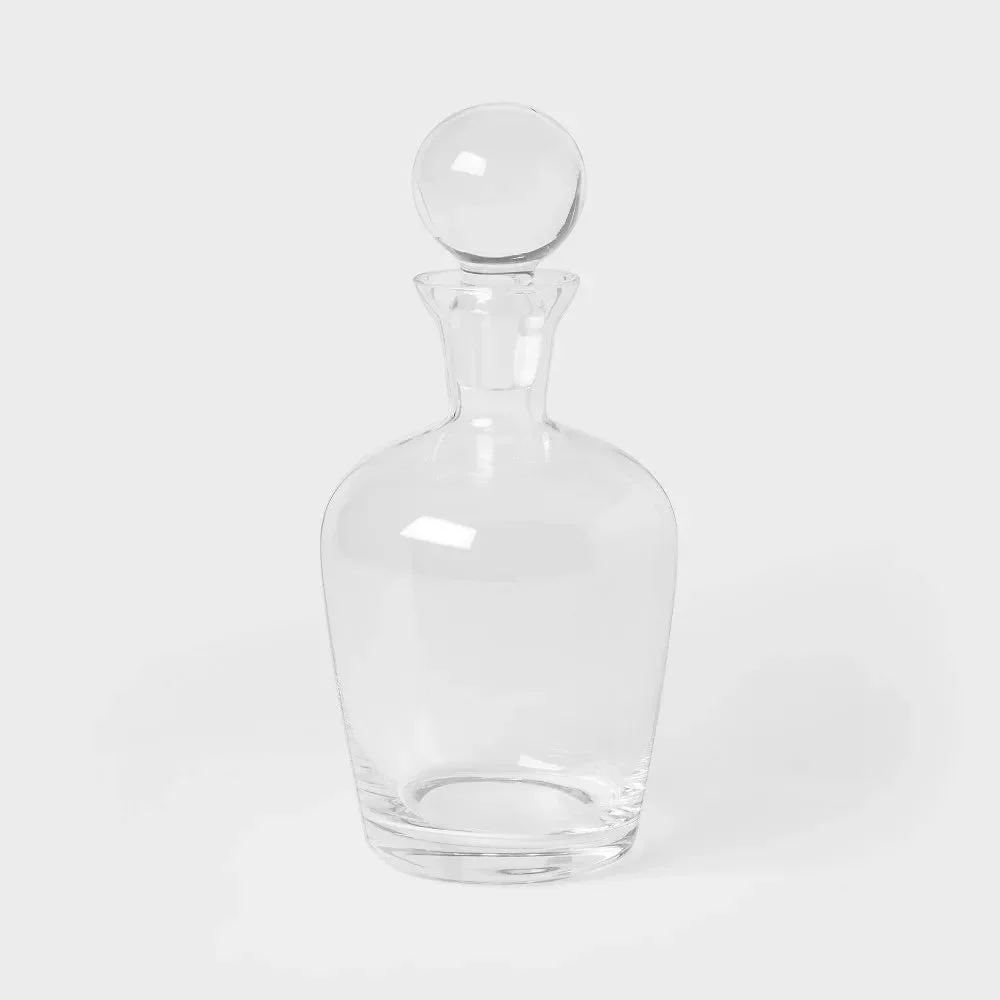 Unbranded/Generic Glass Decanter with Stopper - 24oz Capacity