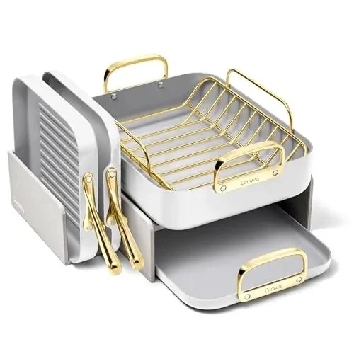Caraway Square Cookware Set - White