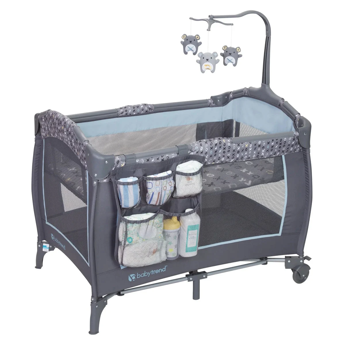 Baby Trend Trend-E Nursery Center Playard - Starlight Blue (See Description)