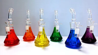 8.5" Big Mom Glycerin Water Pipe - Smoke Shop