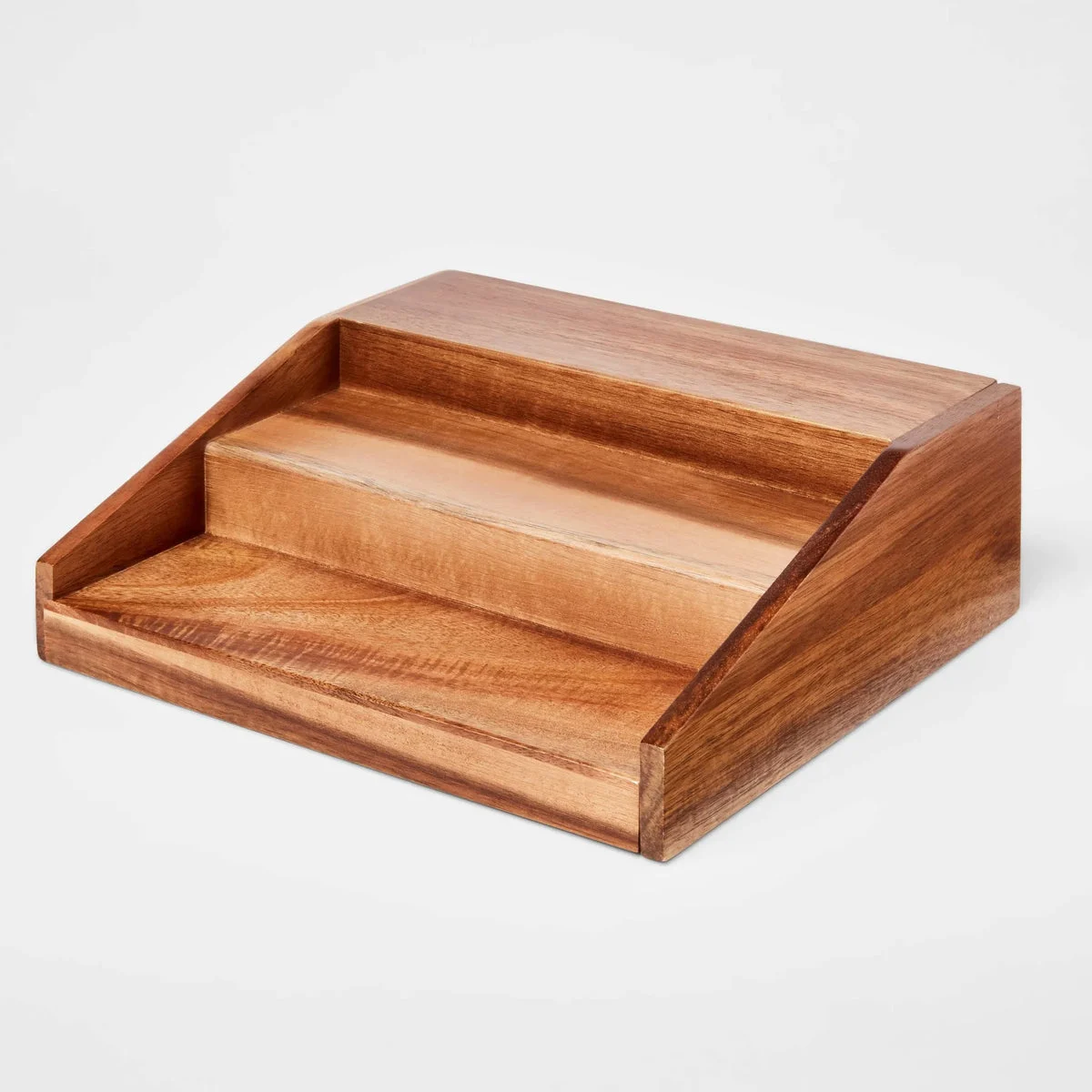Threshold Wood 3-Tier Expandable Spice Rack - Natural Wood