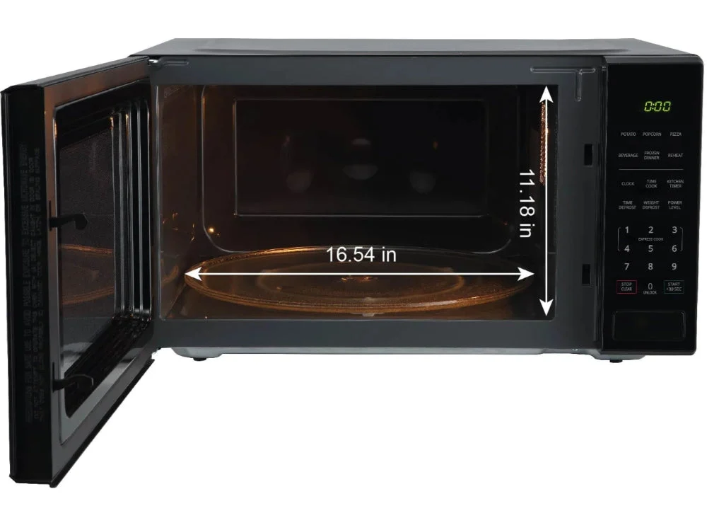 Mainstays 2.2 cu ft Countertop Microwave Oven, Black (See Description)