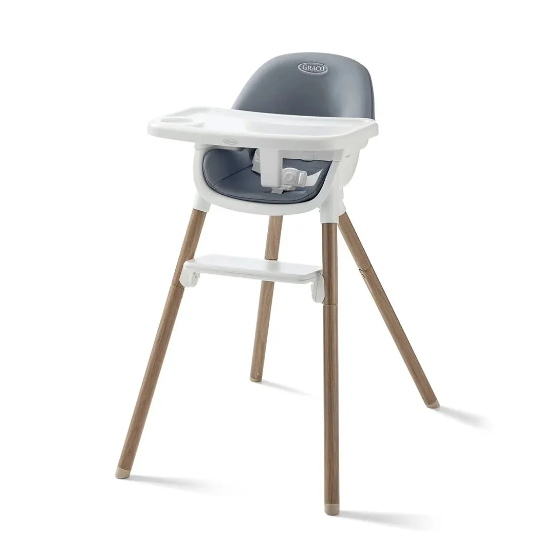 Graco Ready2Dine DLX 4-in-1 High Chair for Baby and Toddler - Pristine, Blue