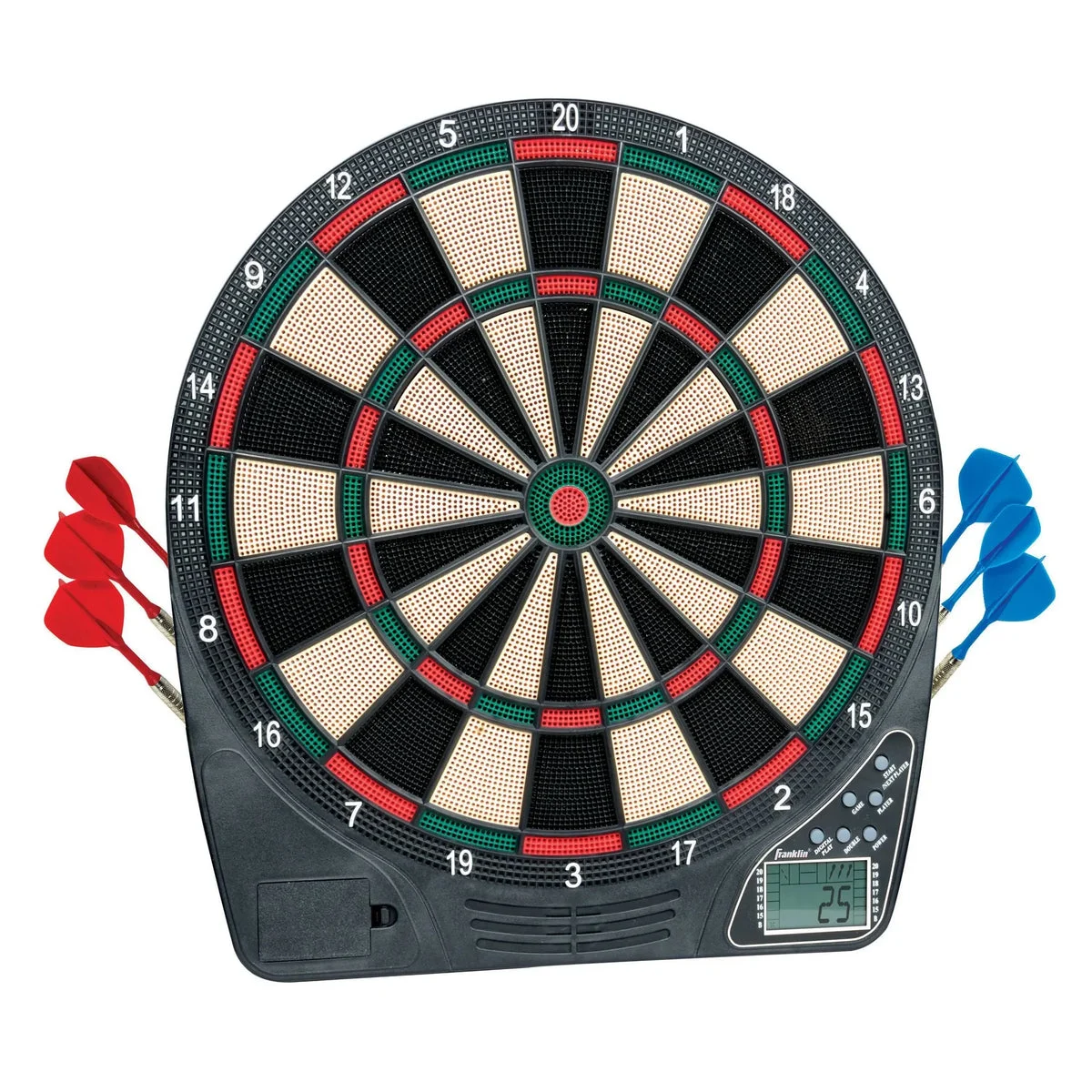 Franklin Sports Electronic Soft Tip Dartboard Set - 13.5