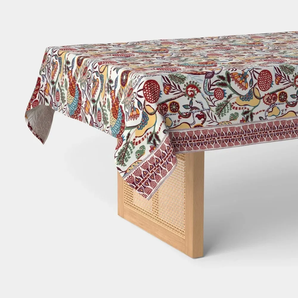Threshold Rectangle Tablecloth - Mixed Pattern