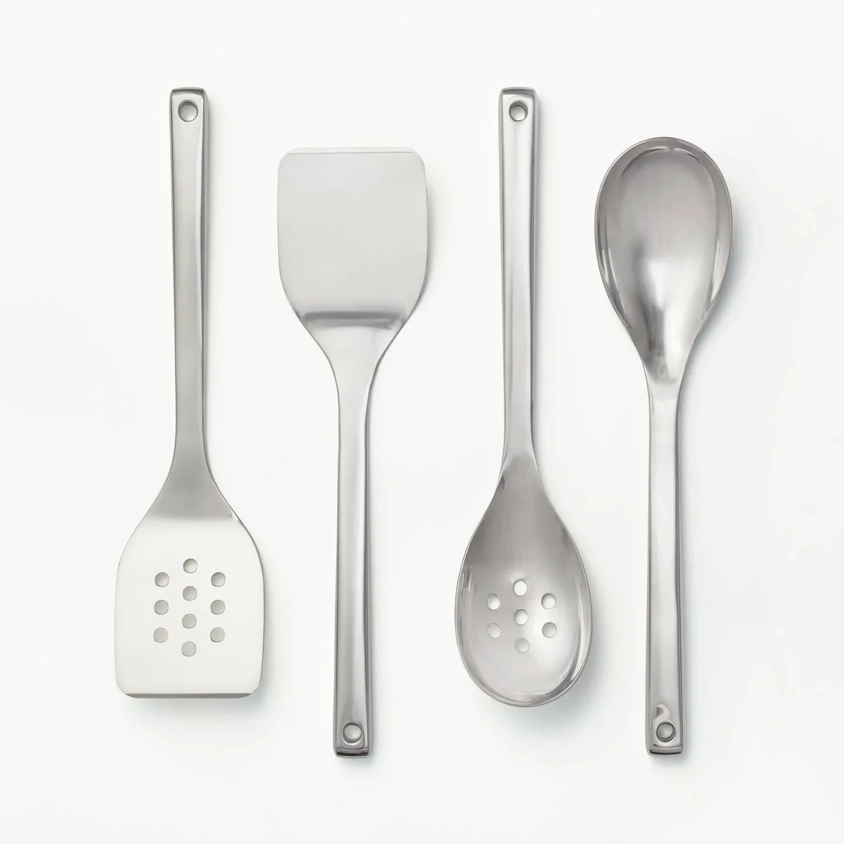 Figmint 4pc Stainless Steel Kitchen Utensil Set Silver - ™