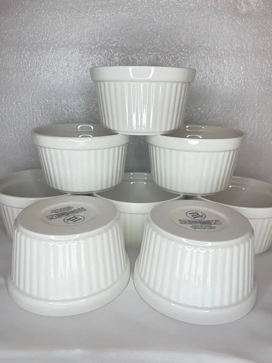 Generic 8pc Ramekins - White