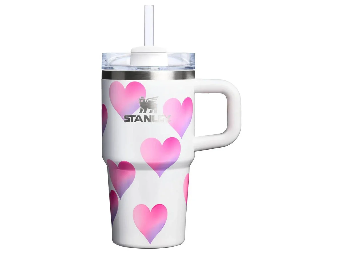 Stanley 20 oz Stainless Steel H2.0 FlowState Quencher Tumbler - Frost Heart Gradient