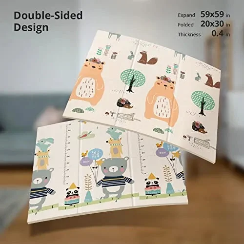 Unalauo Foldable Baby Play Mat