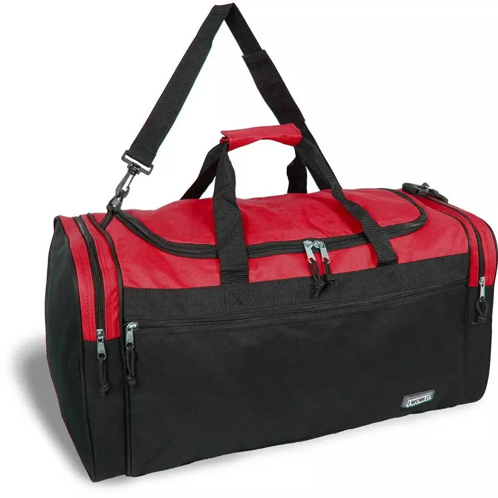 JWorld Copper 56L Duffel Bag - Red/Black