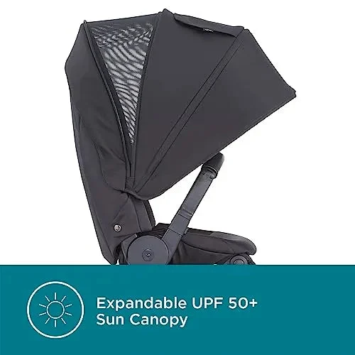 Contours Convertible Single to Double Baby Stroller - Black