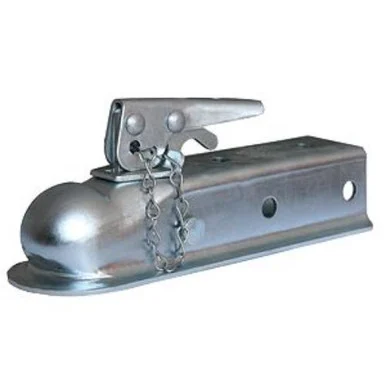 Husky Towing Strait 2" Wide Channel Mnt Bolt-On 3500 LB Gross Wt Cap 2" Ball Wedge Latch Raw 87073