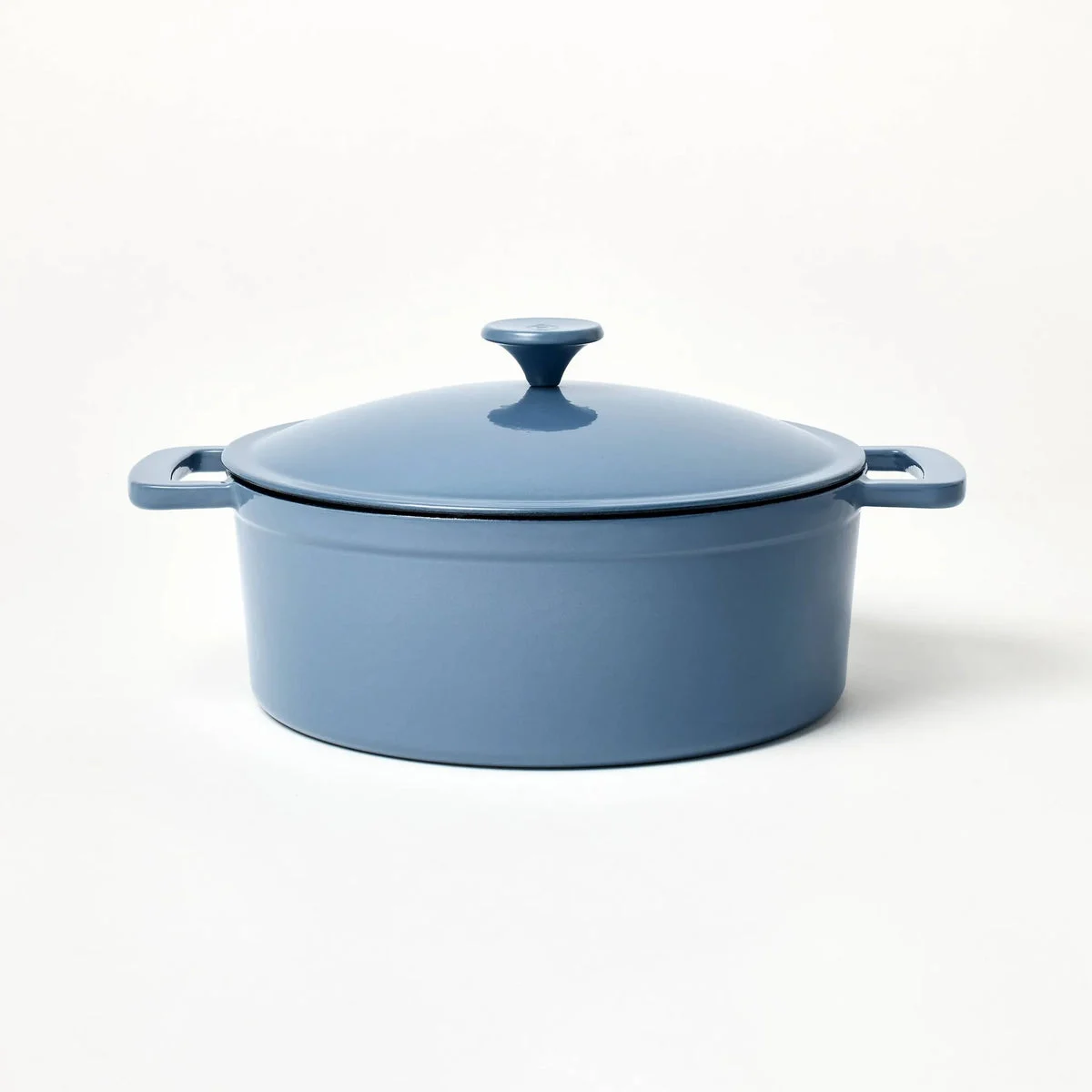 Figmint 5.5qt Enamel Dutch Oven Blue