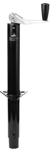 Husky Towing Man Top Wind Jack 2K Cap Bolt-On or Weld-On Mnt Painted Black 88127 88127_68