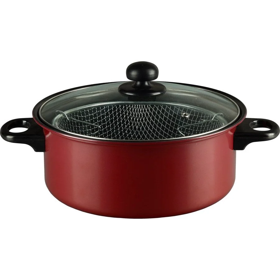 J&V Textiles 3-Piece Deep Fryer Set
