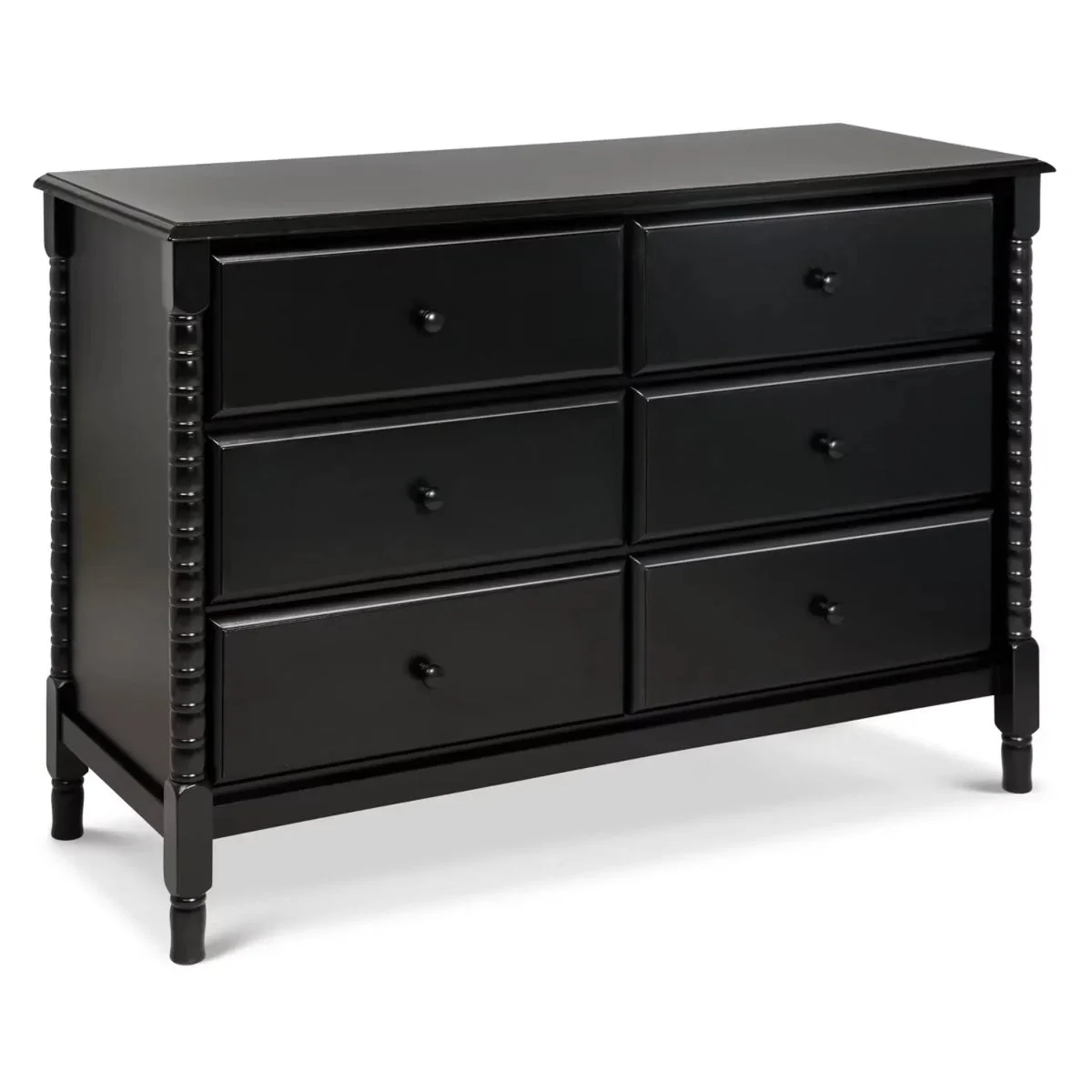 Davinci Jenny Lind Spindle 6-Drawer Dresser - Ebony
