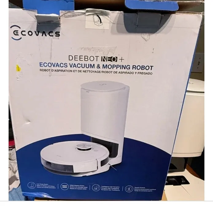 Ecovacs Vacuum and Mop Robot with Auto-Empty Station