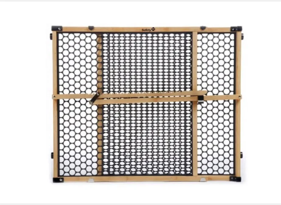 Safety 1st Bamboo Doorway Gate - Bamboo with Black