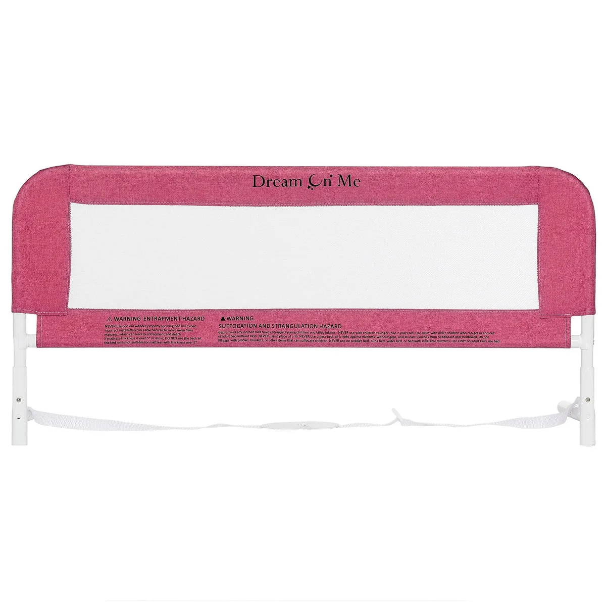 Dream On Me Mesh Security Bed Rail - Pink