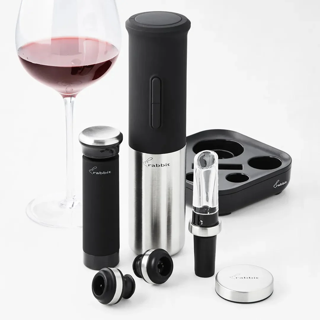 Rabbit Electric Wine Set - Open, Serve & Preserve