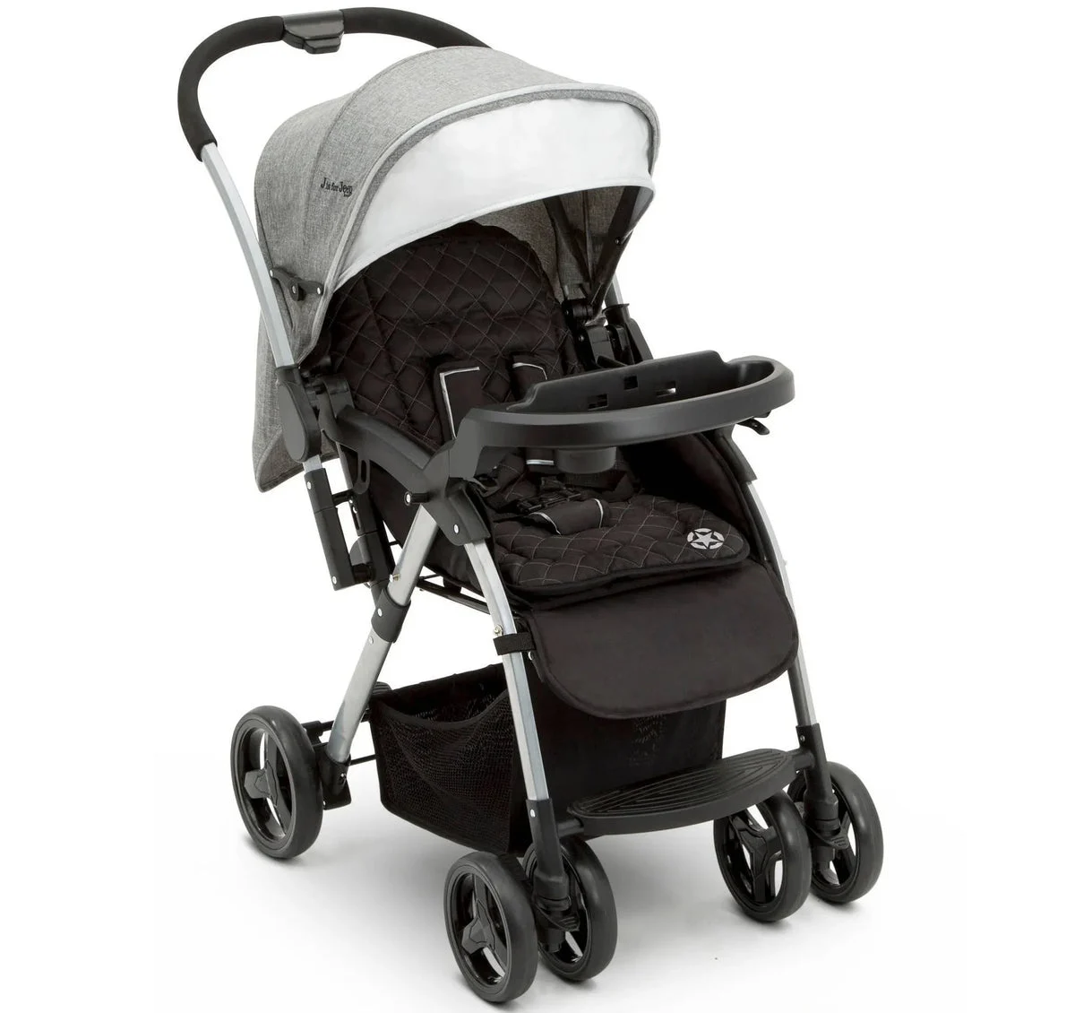 Jeep Unlimited Reversible Handle Stroller - Gray Tweed (See Description)