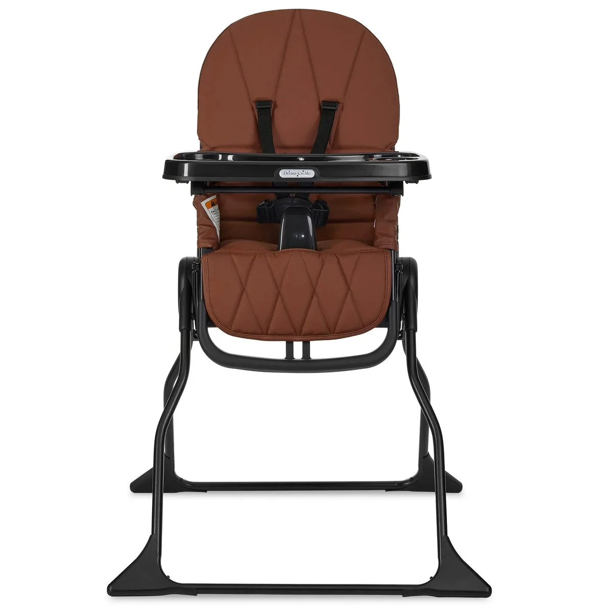 Dream On Me Snack and Stow Baby high Chair in Cognac