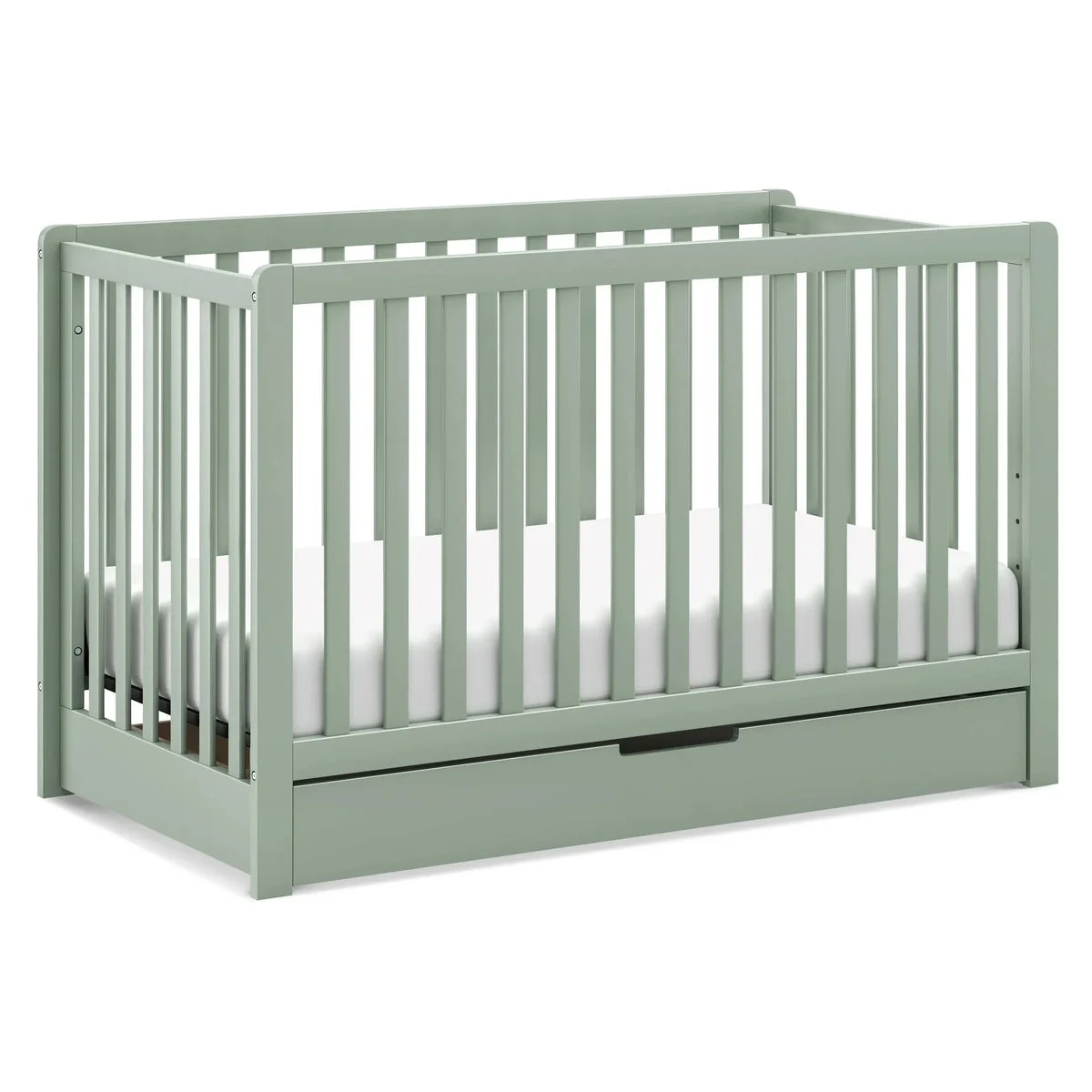Carter's by Davinci Colby 4-in-1 Convertible Crib with Trundle Drawer - Light Sage
