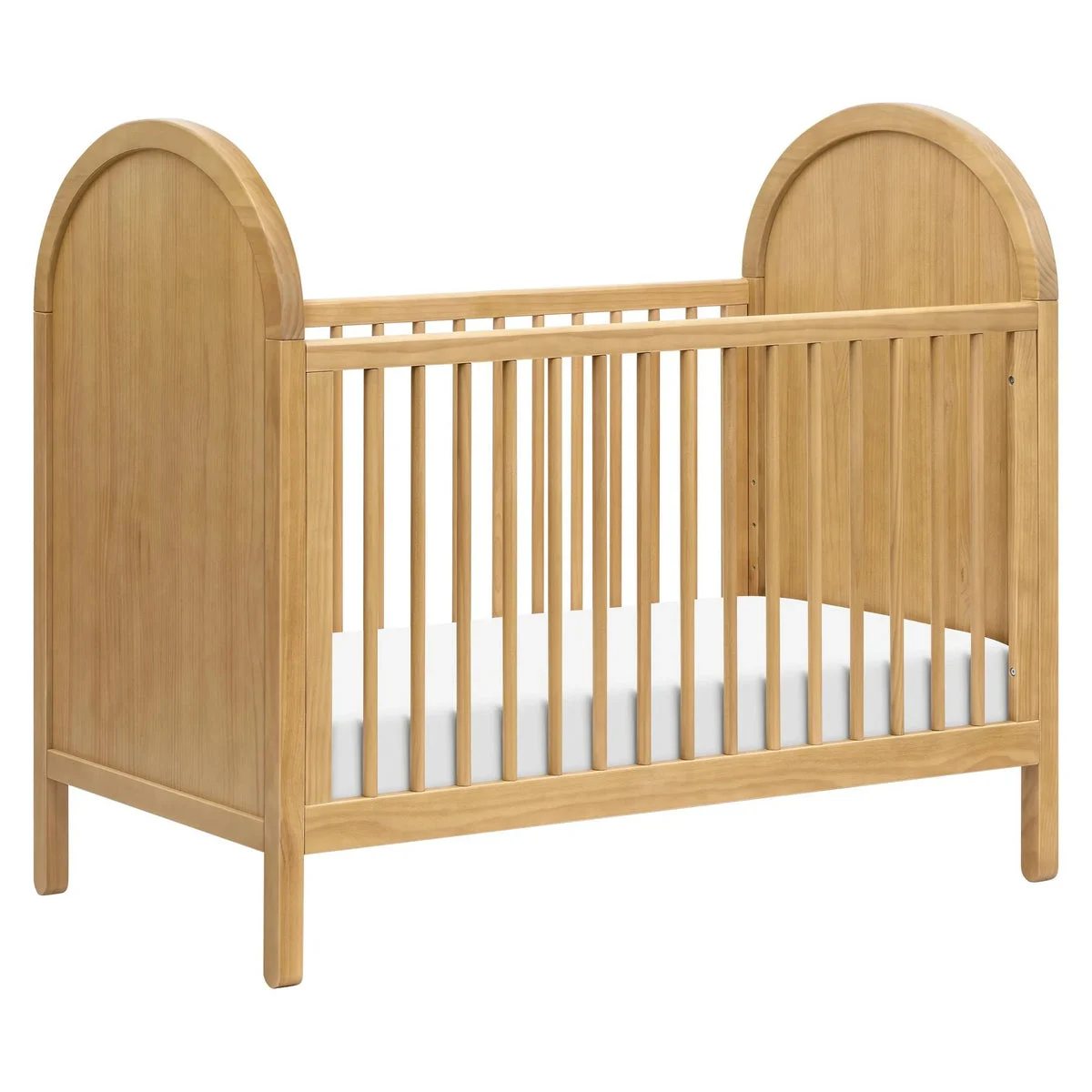 Babyletto Bondi Cane 3-in-1 Convertible Crib with Toddler Bed Kit - Honey