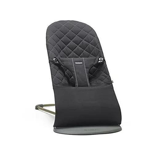 BabyBjörn Bouncer Bliss, Cotton - Black (See Description)
