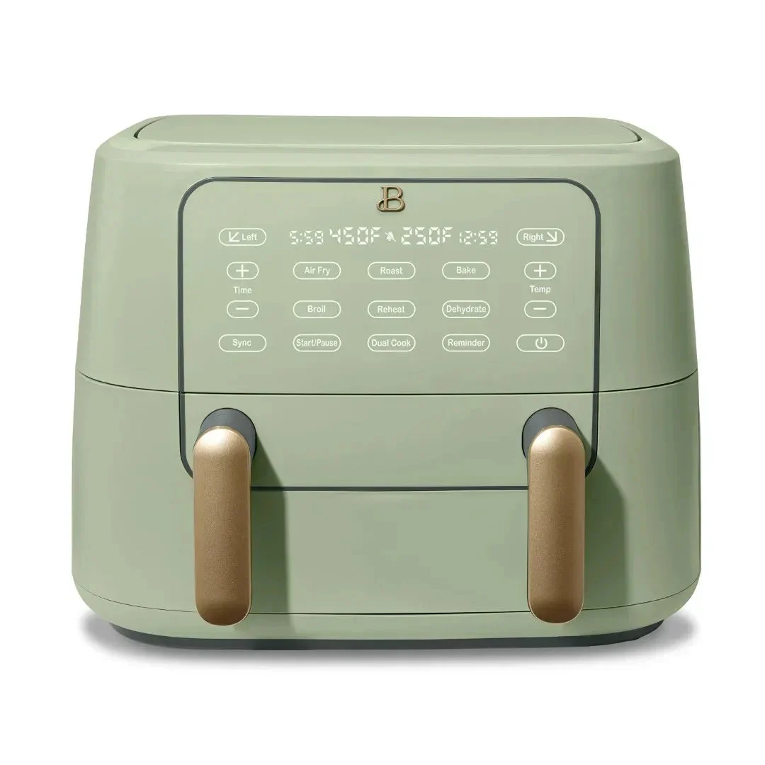 Beautiful 9 QT TriZone Air Fryer - Sage Green