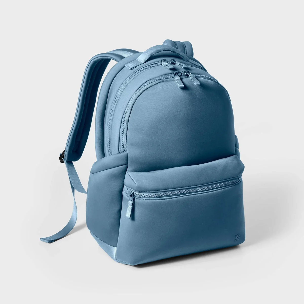 All in motion Faux Neoprene Backpack - Dusty Navy