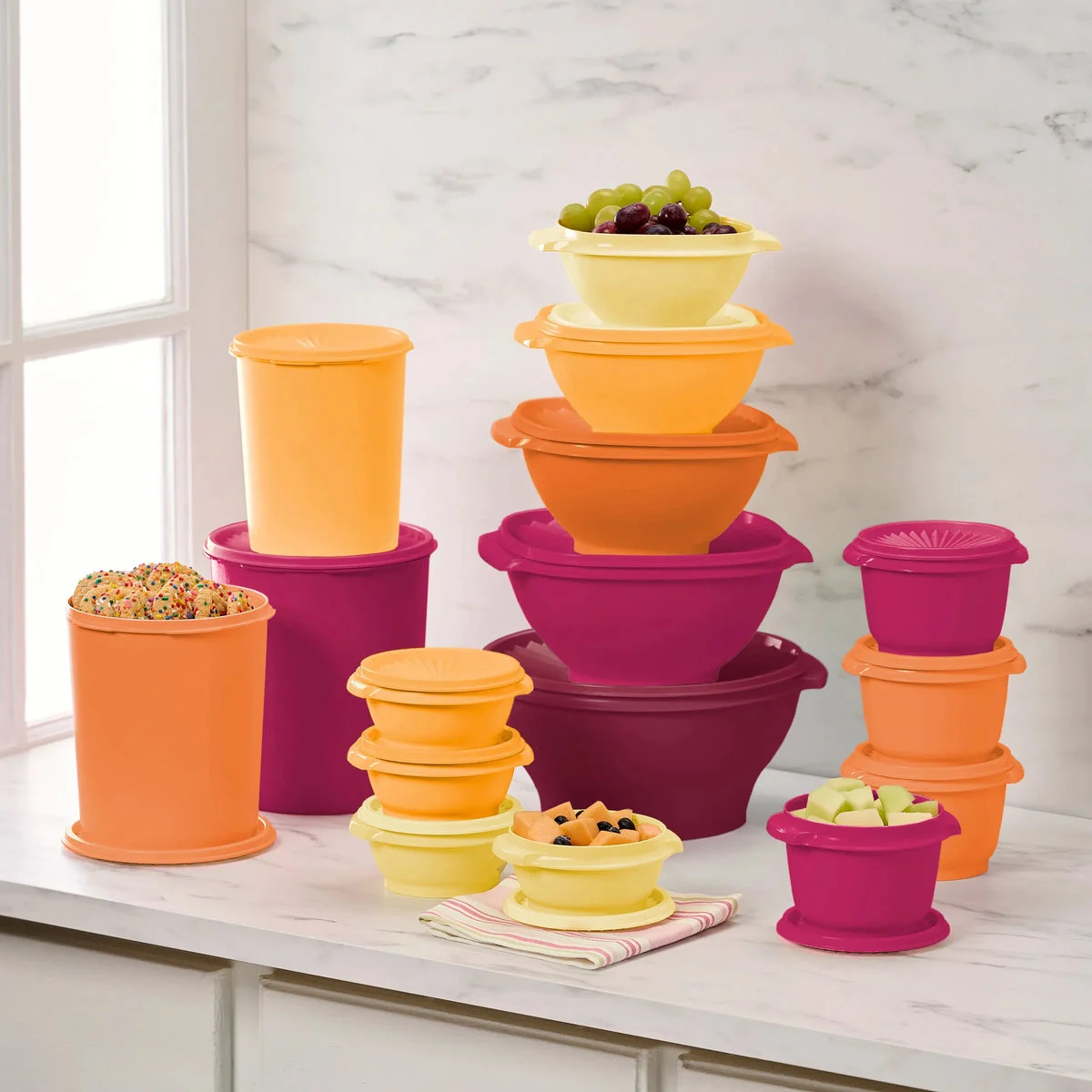 Tupperware 32PC Food Storage Containers - Blue