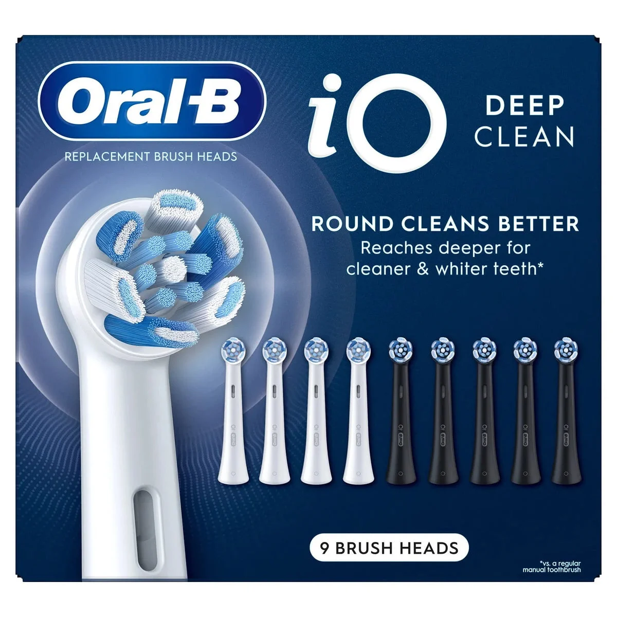 Oral-B Replacement Brush Heads for Deep Clean - White