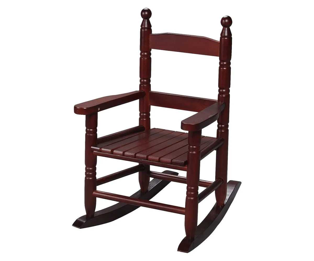 Gift Mark Slat Rocking Chair - Cherry