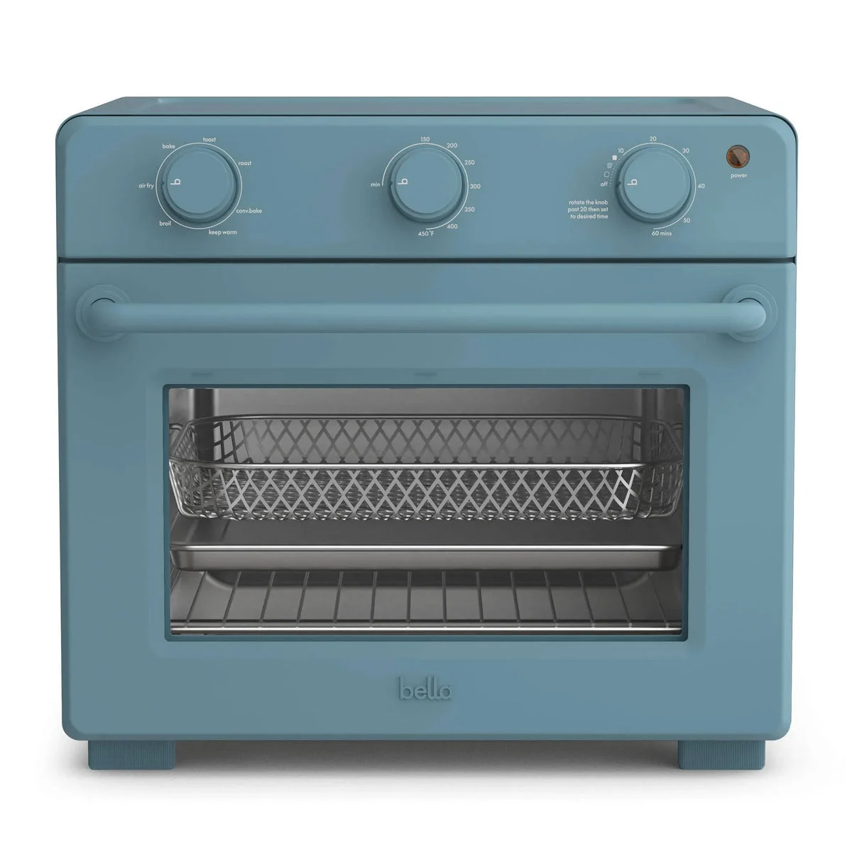 Belle 12qt. Air Fryer Toaster Oven With Accessories- Surf