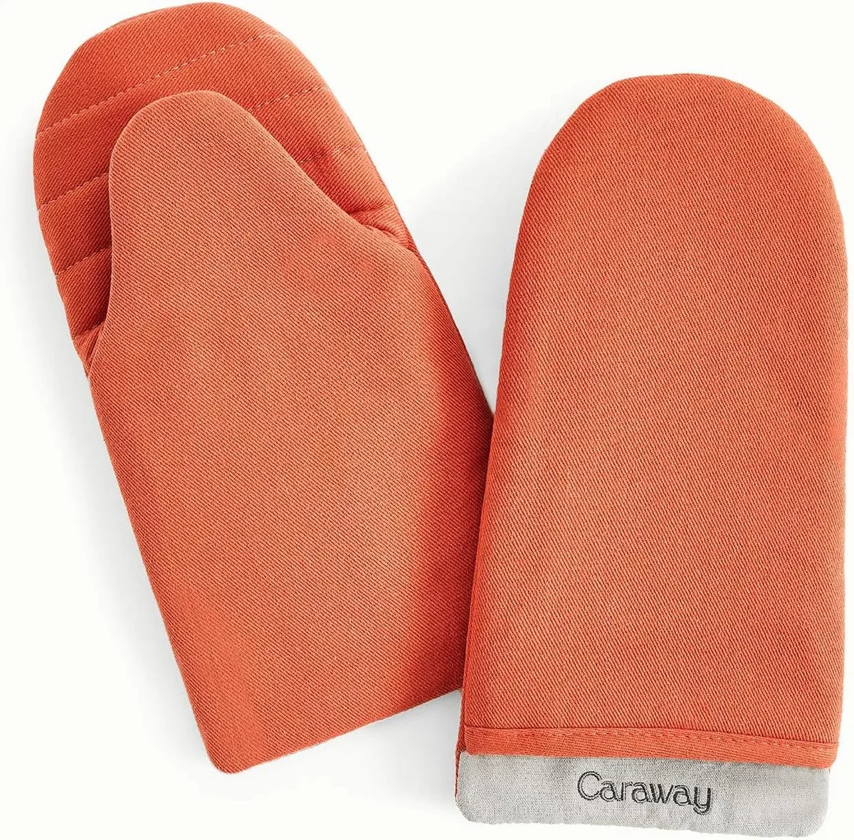 Caraway Durable Cotton Oven Mitts - Perracotta