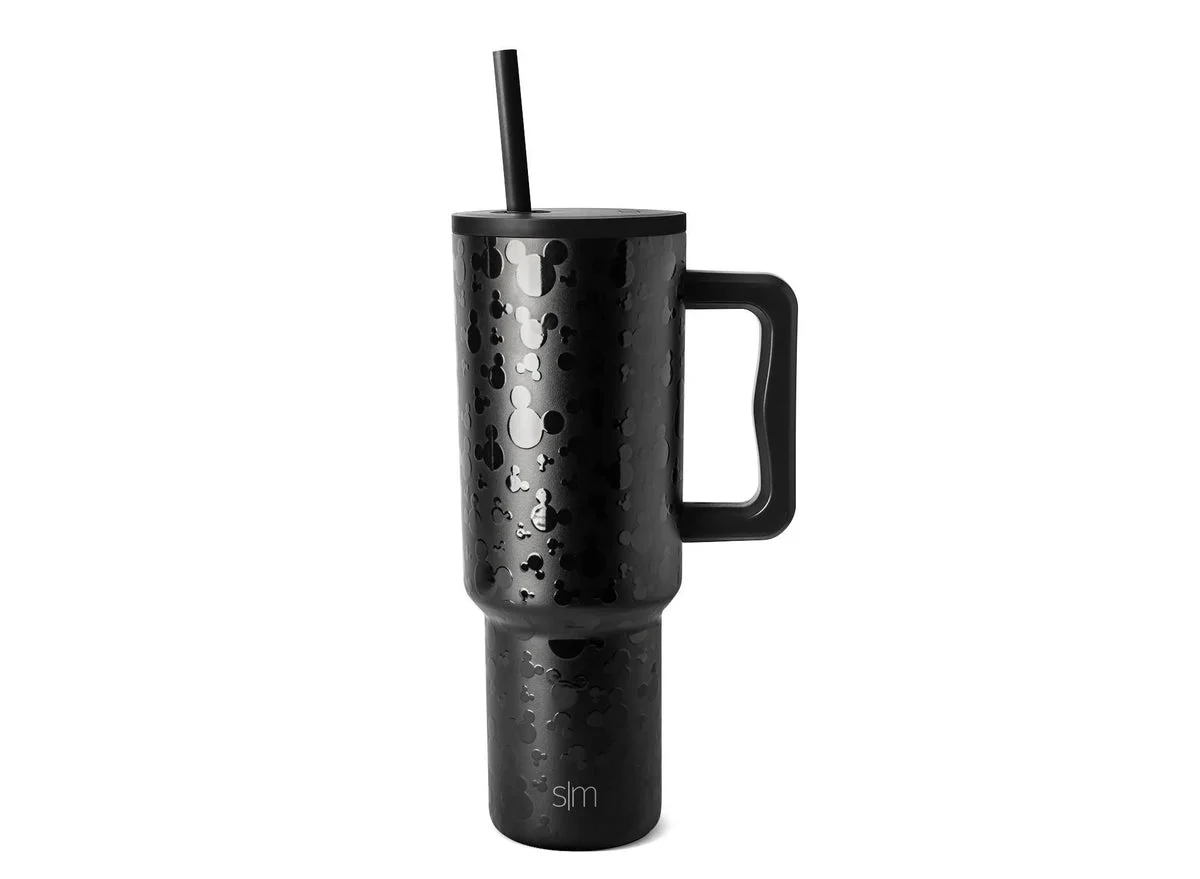 Simple Modern Stainless Steel Lidded Tumbler - Black