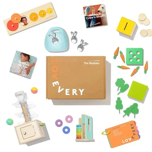Lovevery The Babbler Play Kit with Bonus Book
