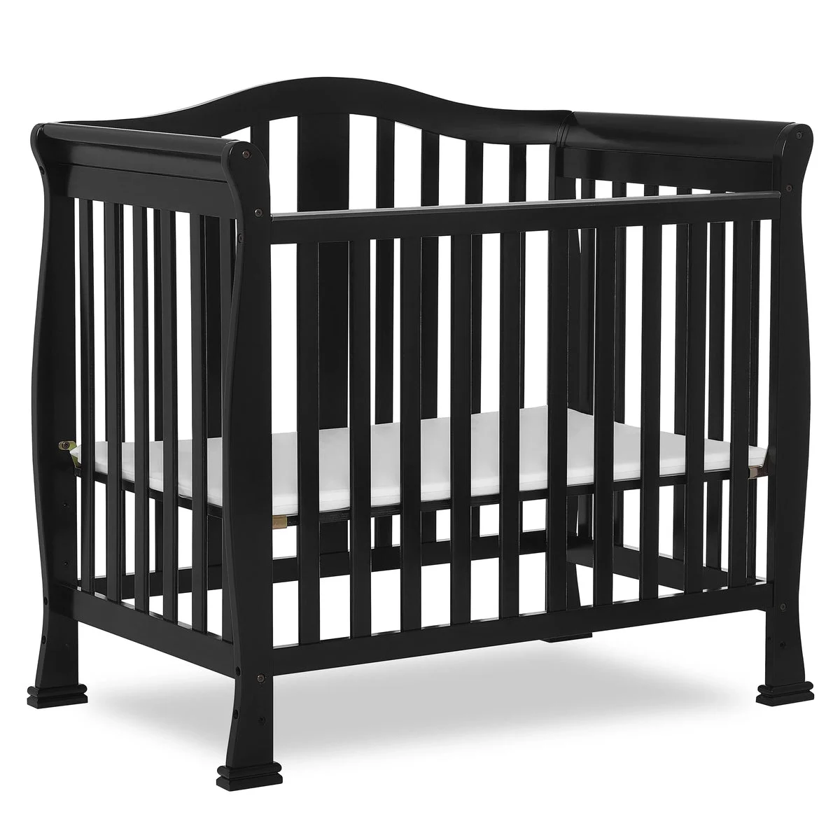 Dream On Me Convertible Mini Crib - Black
