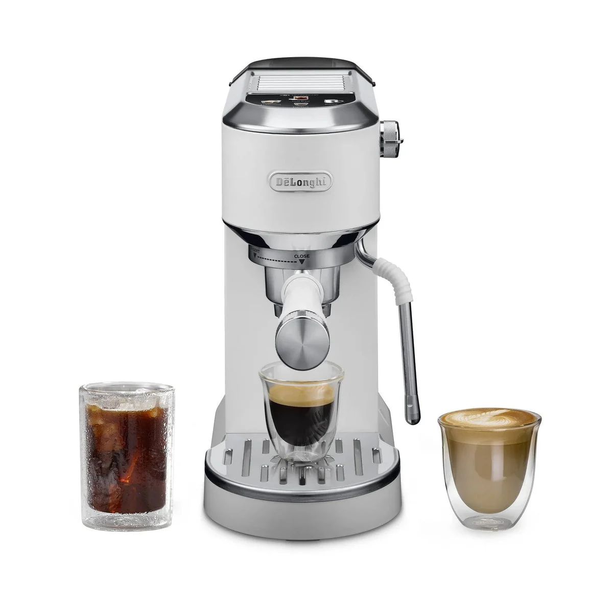 De'Longhi Espresso and Cold Brew Machine with Milk Frother - Vanilla