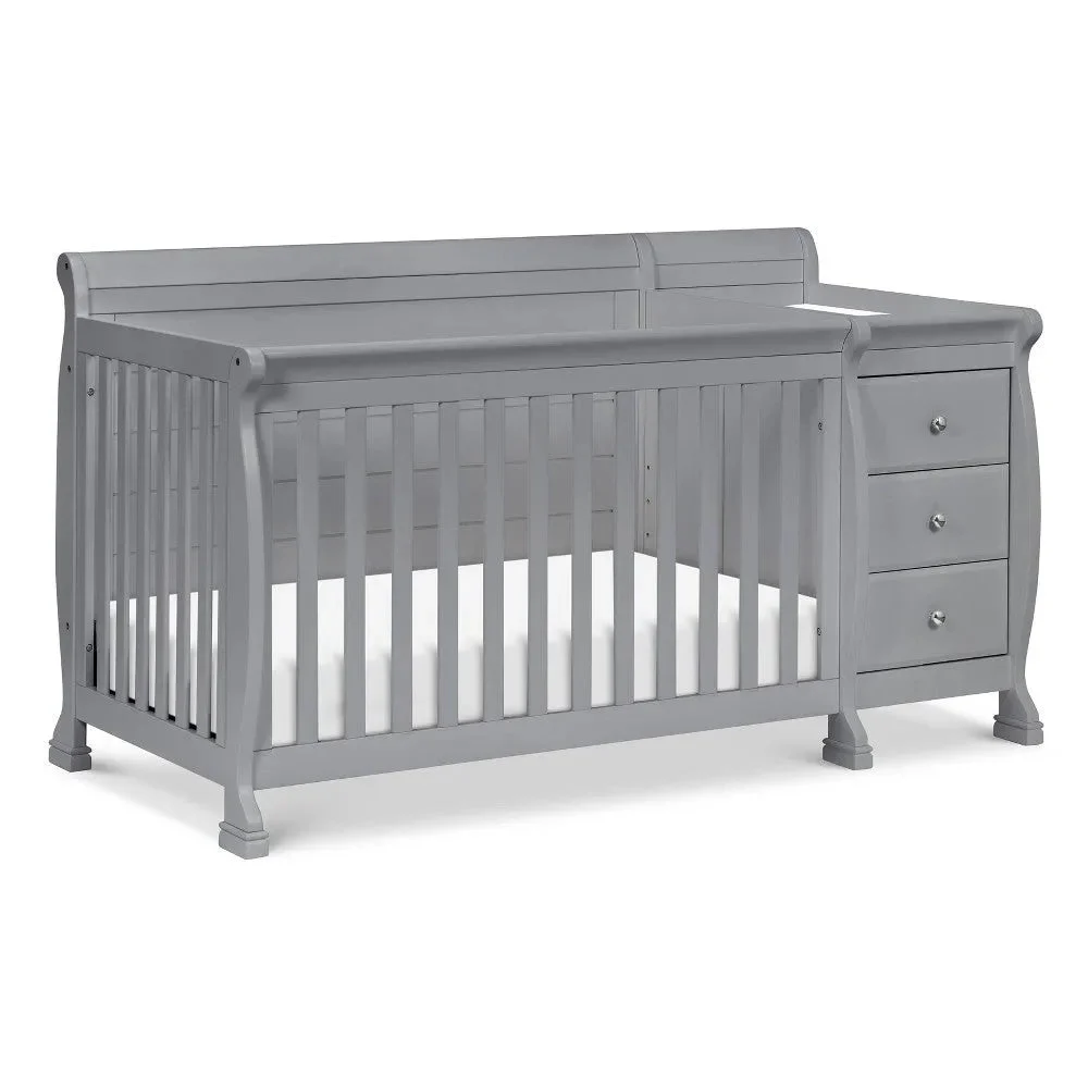 Davinci Kalani 4-in-1 Convertible Crib and Changer - Grey