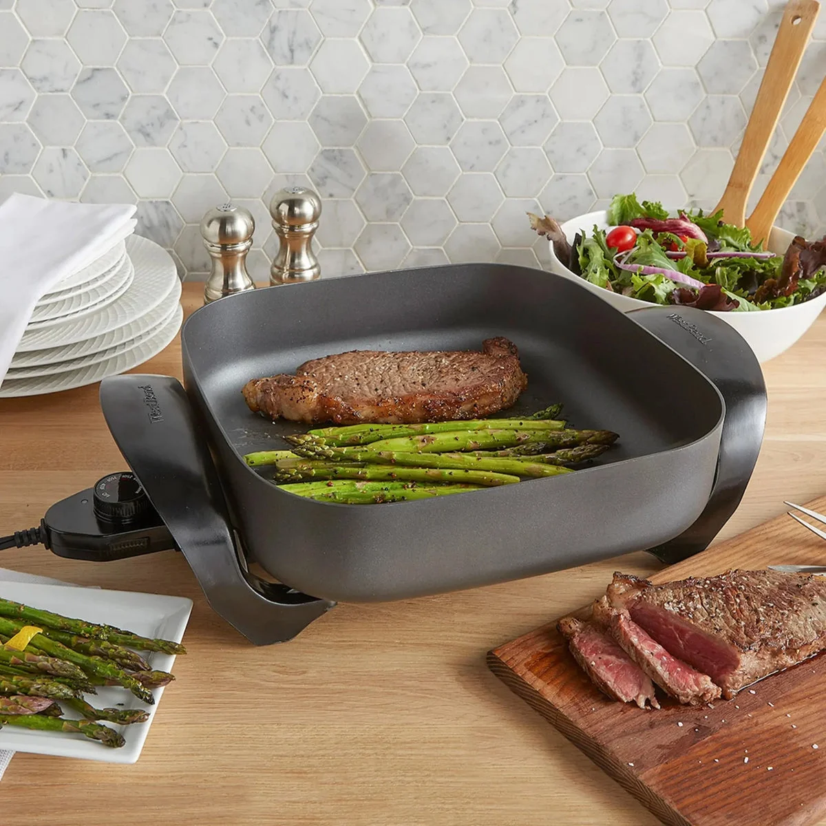 West Bend Electric Skillet - Gray