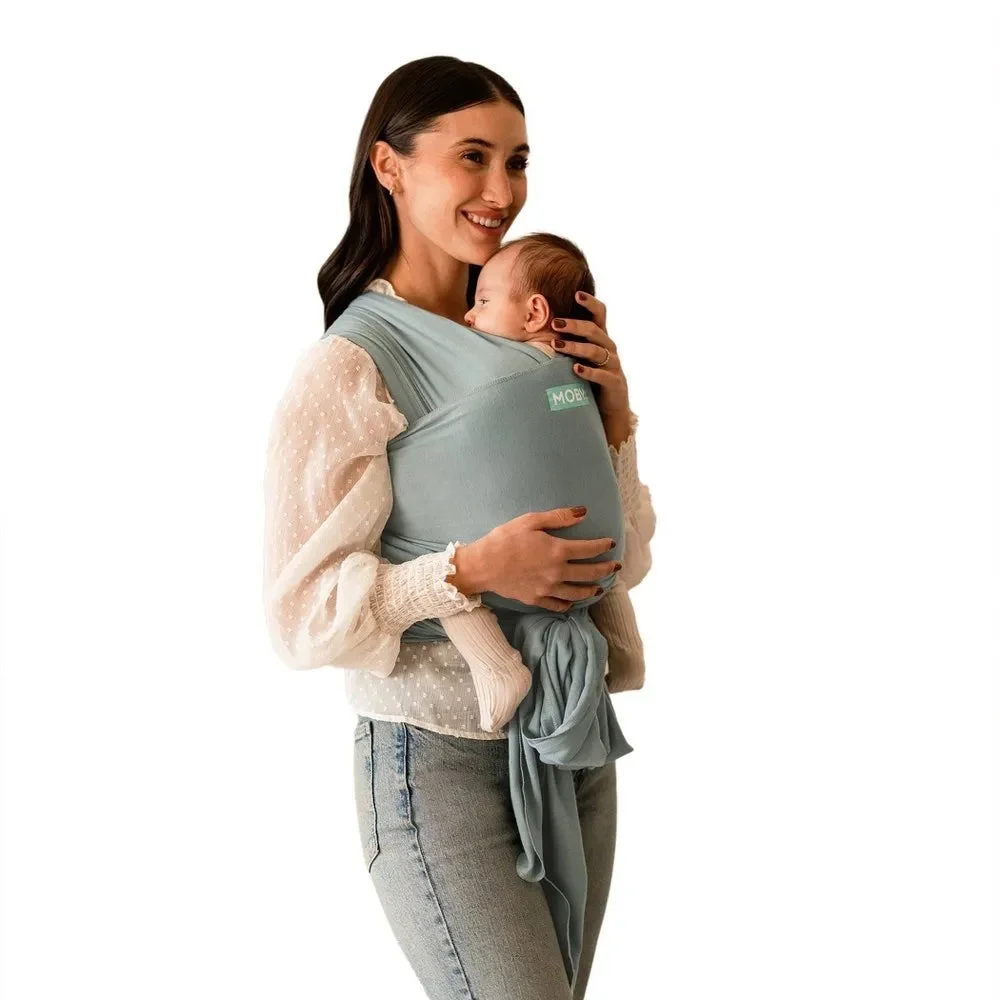 Moby Wrap Evolution Wrap Baby Carrier - Sea Glass