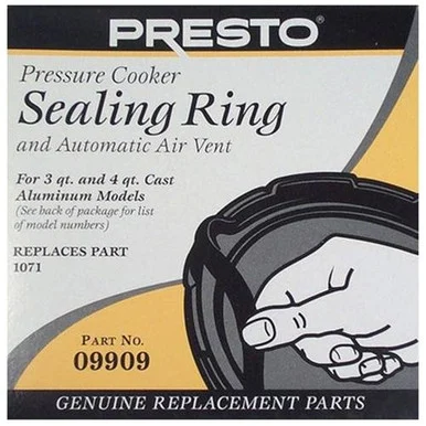 Presto 09909 Sealing Ring for 3 & 4 Qt Pressure Cookers