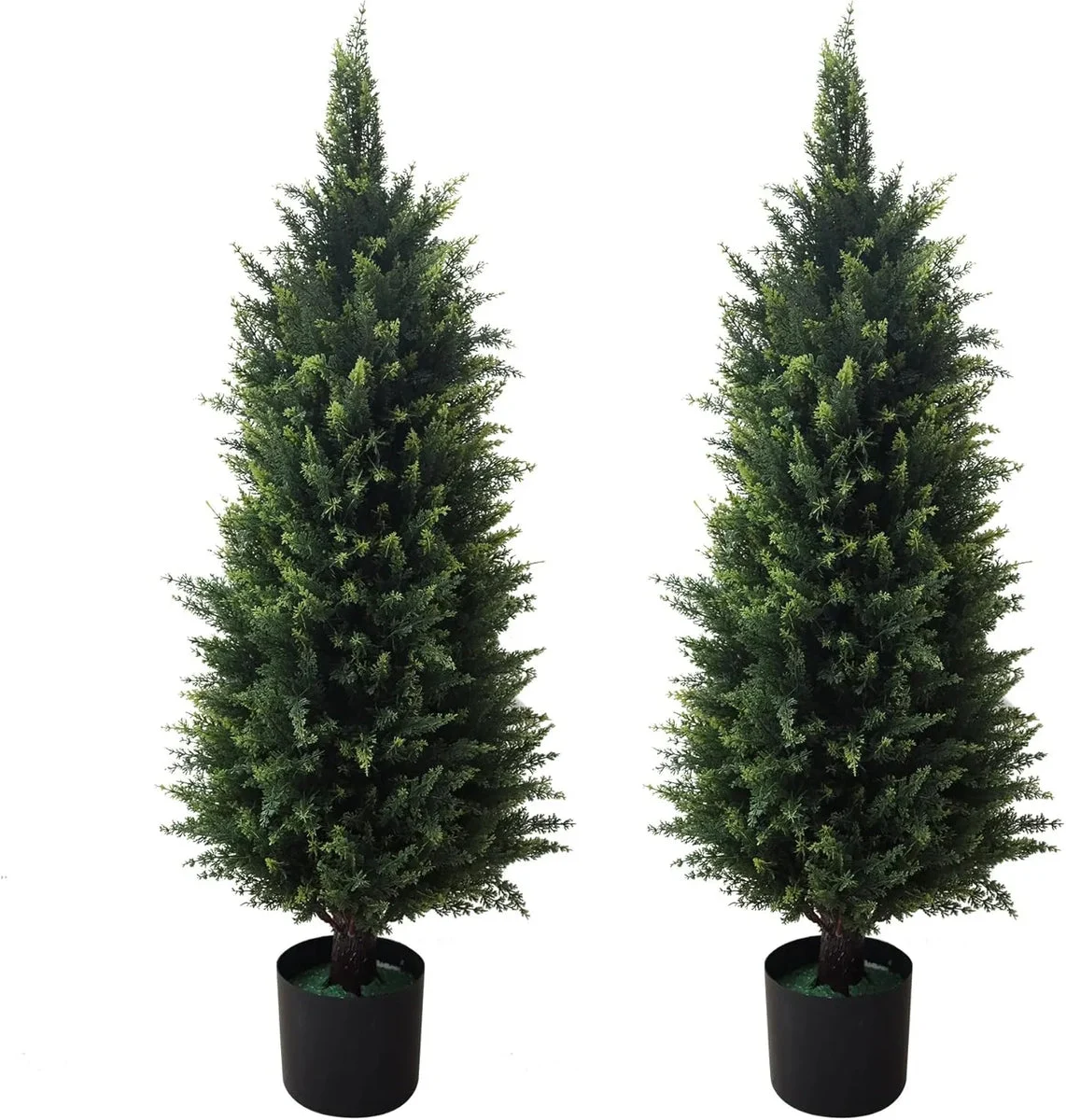 Latitude Run® Faux Cedar Potted Tree - Green